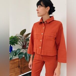 Ilana Kohn | Cropped Mabel Jacket in Terra XS